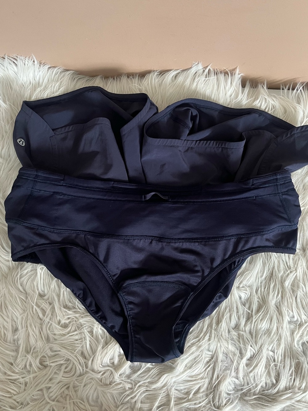 EUC lululemon athletica Navy Blue Athletic Shorts - Picture 9 of 11